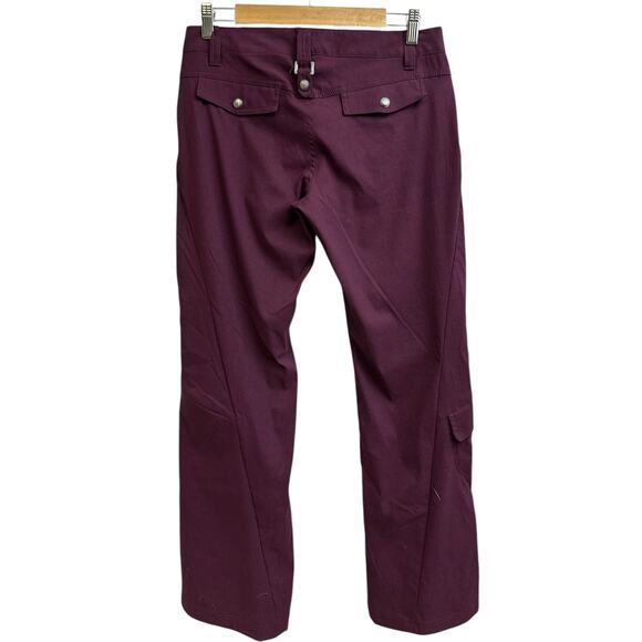 Athleta Deep Purple Dipper Low Rise Outdoor Hiking Cargo Pants Size 4 - Picture 4 of 10